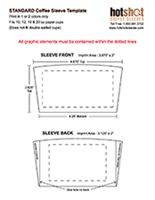 HotShot Coffee Sleeves – Custom Printed Cup Sleeves