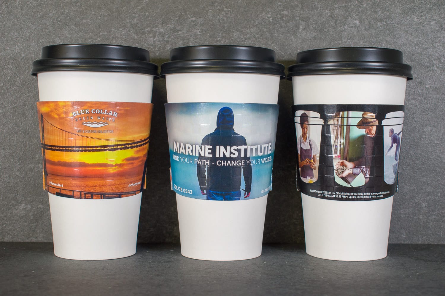 HotShot Coffee Sleeves – Custom Printed Cup Sleeves