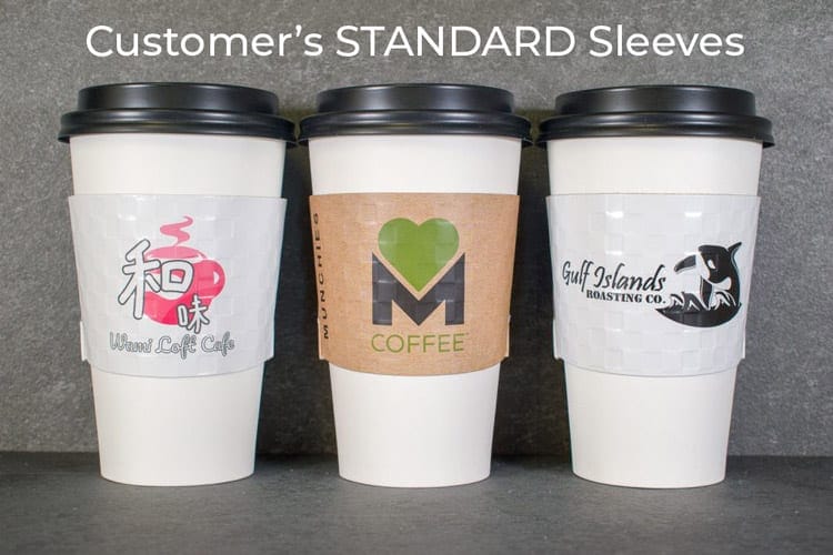 standardsleeve HotShot Coffee Sleeves Custom Printed Cup Sleeves
