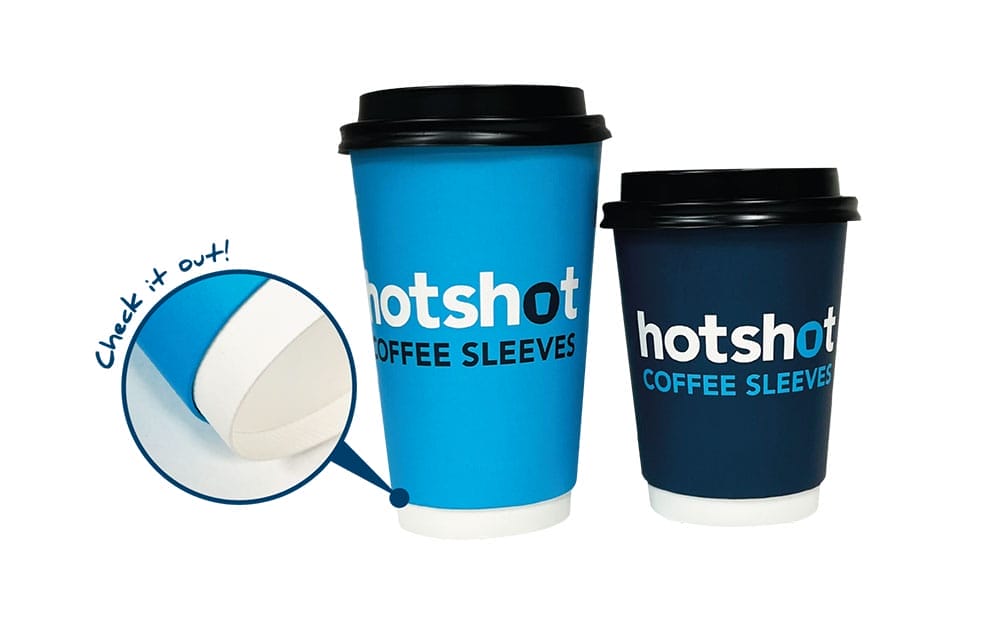 Disposable paper double wall cups