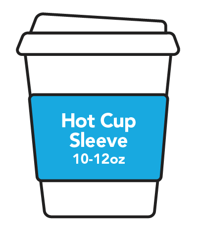12 oz coffee sleeve template