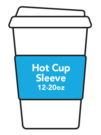 16 oz coffee sleeve template
