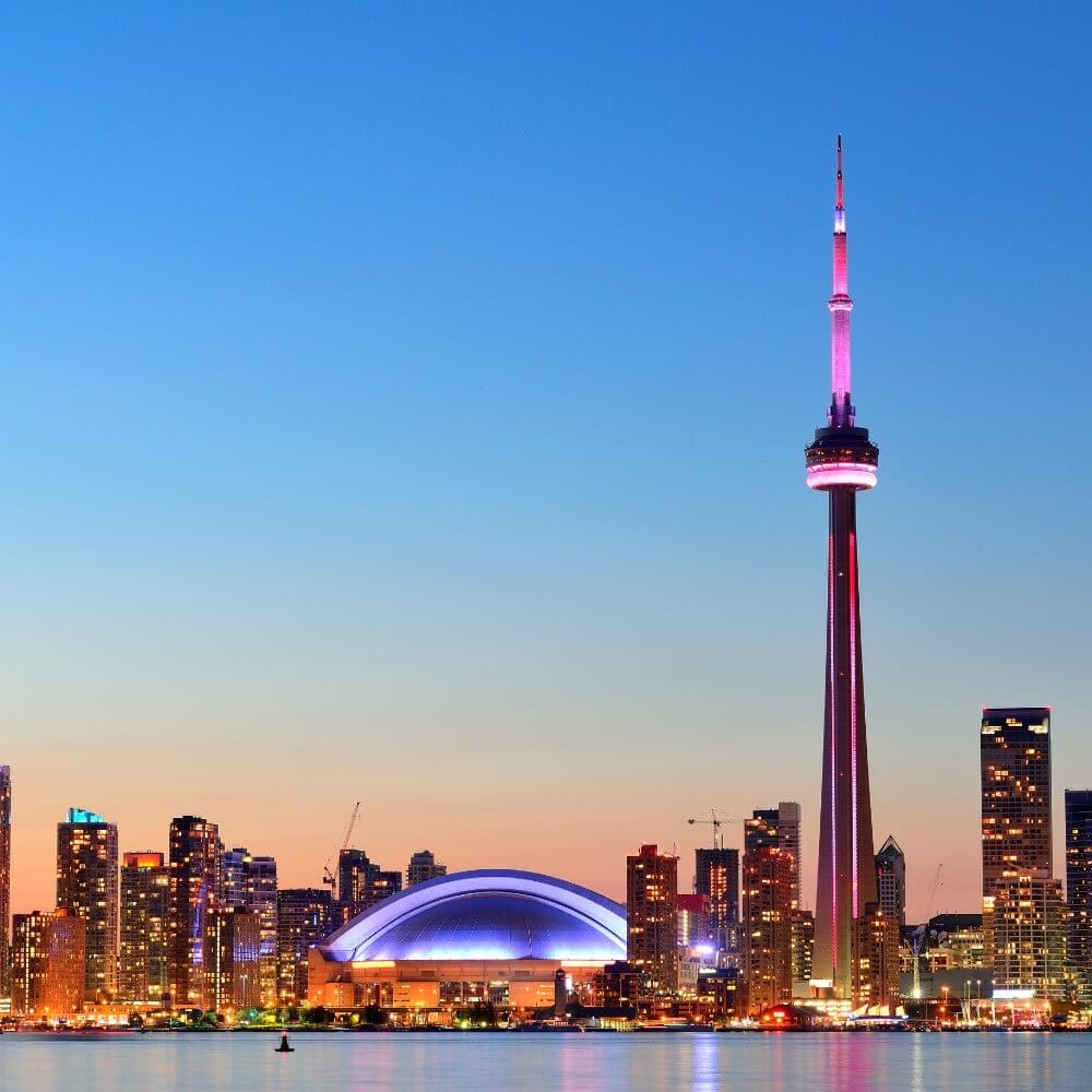 Toronto skyline representing custom beverage packaging supply for cafés and takeaway beverage businesses